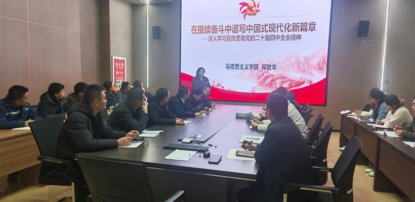 創(chuàng)新創(chuàng)業(yè)學院黨總支舉辦黨的二十屆四中全會精神專題宣講會